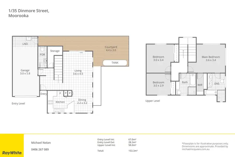 Floorplan of Homely townhouse listing, 1/35 Dinmore Street, Moorooka QLD 4105