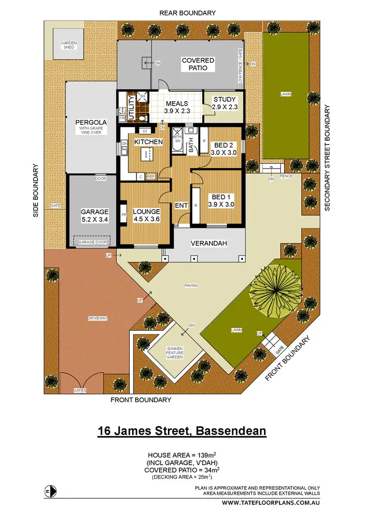 Floorplan of Homely house listing, 16 James Street, Bassendean WA 6054