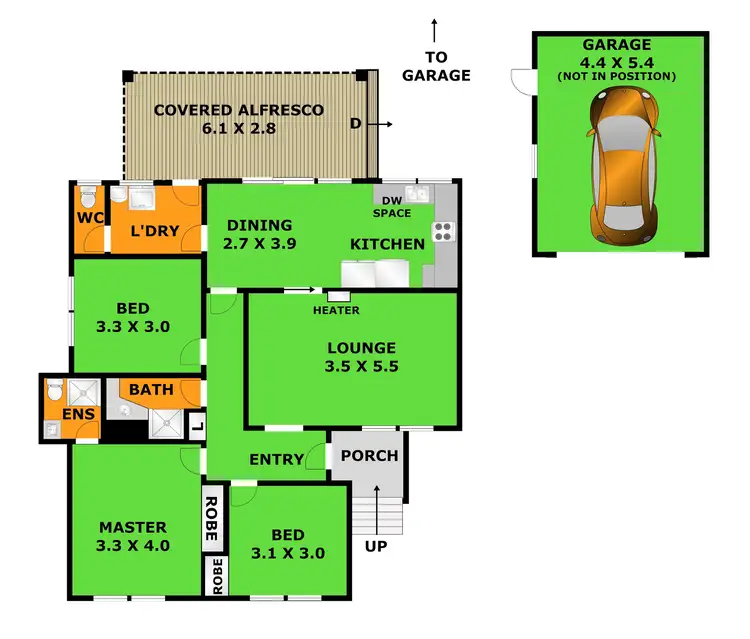 Floorplan of Homely house listing, 12 Cheryl Crescent, Belmont VIC 3216