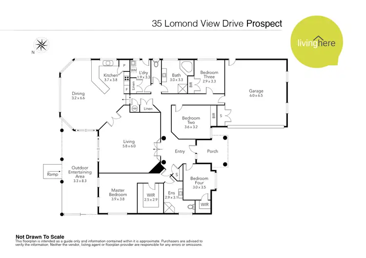 Floorplan of Homely house listing, 35 Lomond View Drive, Prospect Vale TAS 7250