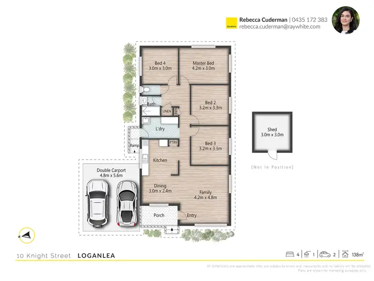 Floorplan of Homely house listing, 10 Knight Street, Loganlea QLD 4131