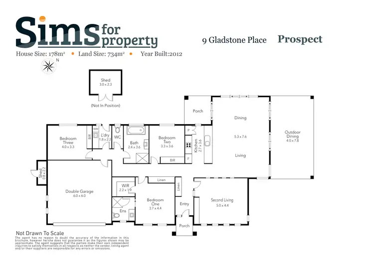 Floorplan of Homely house listing, 9 Gladstone Place, Prospect TAS 7250