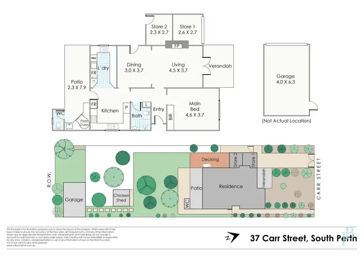 Floorplan of Homely house listing, 37 Carr Street, South Perth WA 6151