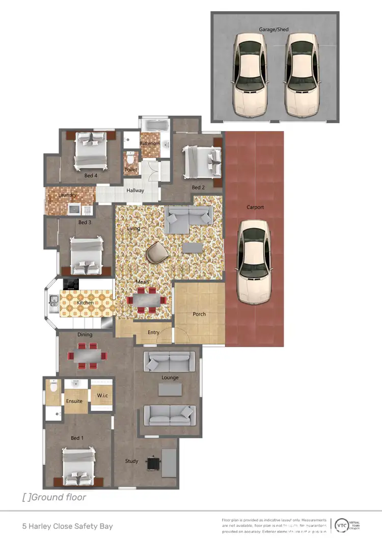 Floorplan of Homely house listing, 5 Harley Close, Safety Bay WA 6169
