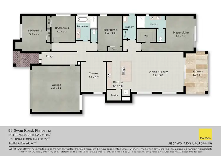 Floorplan of Homely house listing, 83 Swan Road, Pimpama QLD 4209