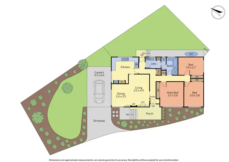 Floorplan of Homely unit listing, 1/27 Westham Crescent, Bayswater VIC 3153