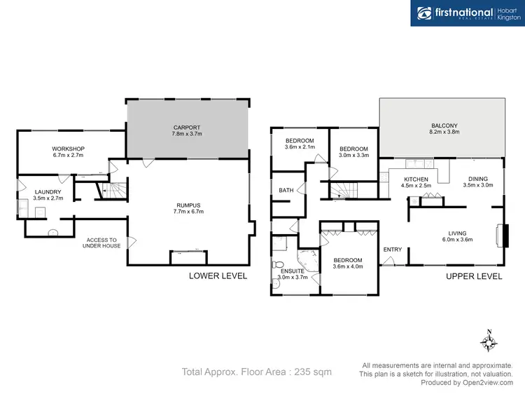 Floorplan of Homely house listing, 10 Kings Hill Road, Cygnet TAS 7112