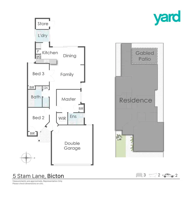 Floorplan of Homely house listing, 5 Stam Lane, Bicton WA 6157
