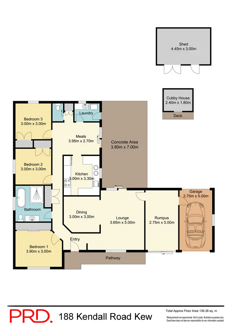 Floorplan of Homely house listing, 188 Kendall Road, Kew NSW 2439