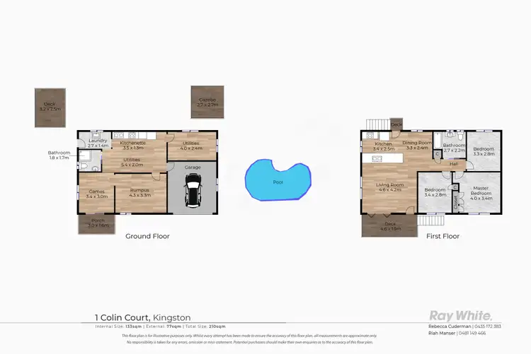 Floorplan of Homely house listing, 1 Collin Court, Kingston QLD 4114