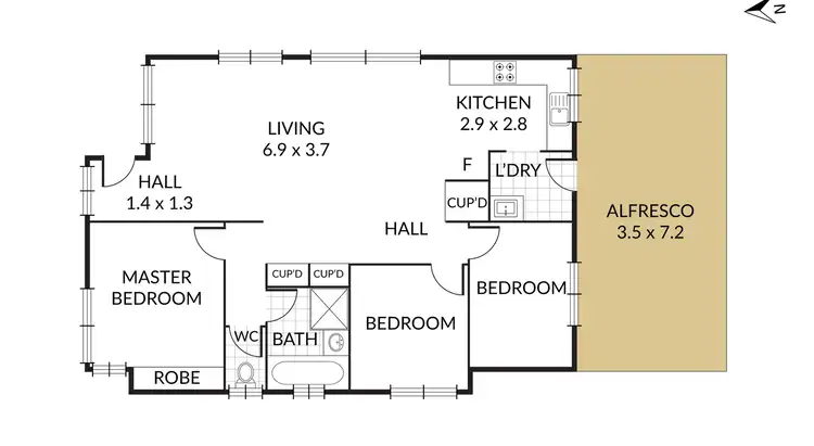 Floorplan of Homely house listing, 26 Koolang Road, Green Point NSW 2251