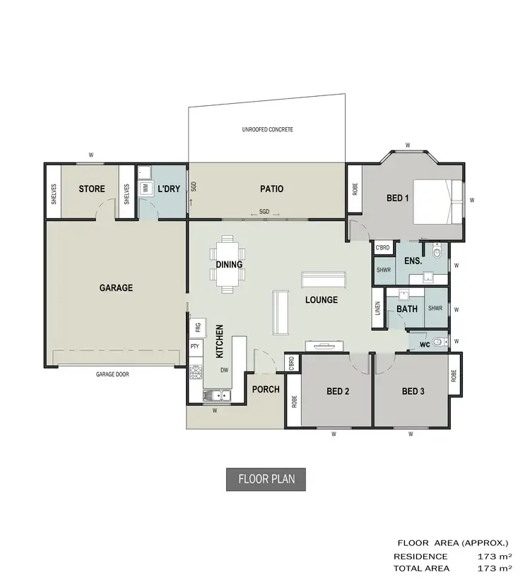 Floorplan of Homely house listing, 1/11 Perkins Street, North Mackay QLD 4740