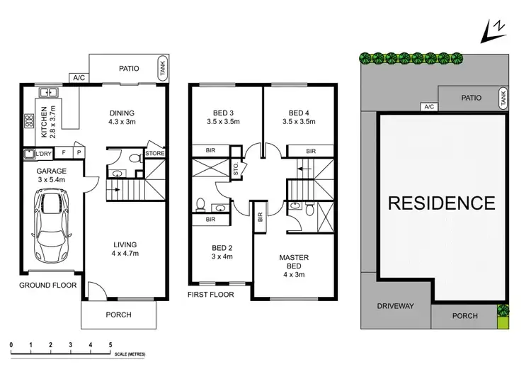 Floorplan of Homely townhouse listing, 44 Godfrey Glade, Schofields NSW 2762