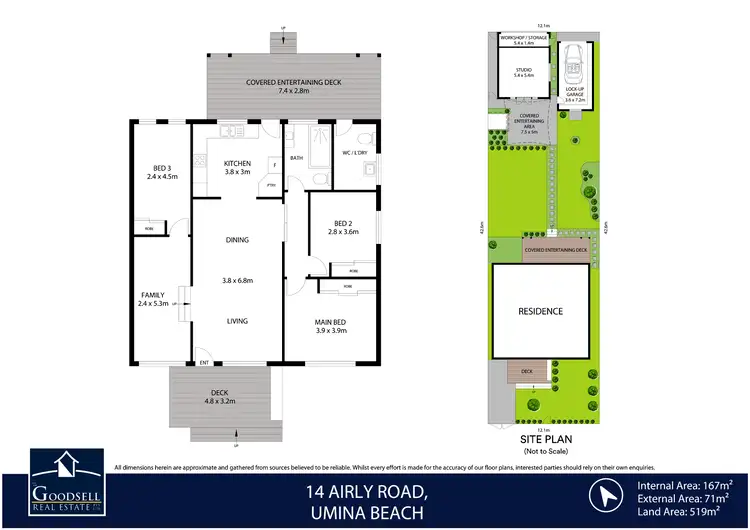 Floorplan of Homely house listing, 14 Airly Road, Umina Beach NSW 2257