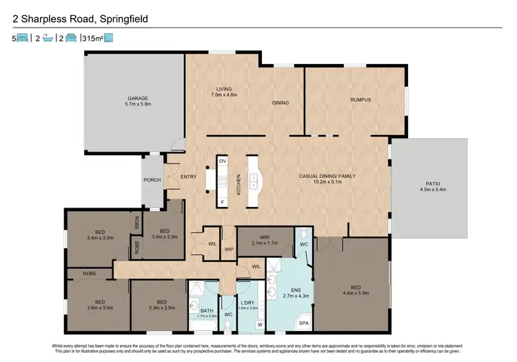 Floorplan of Homely house listing, 2 Sharpless Road, Springfield QLD 4300
