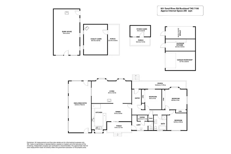 Floorplan of Homely house listing, 951 Sand River Road, Buckland TAS 7190