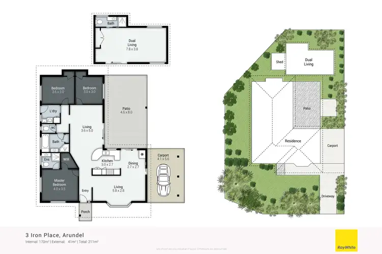 Floorplan of Homely house listing, 3 Iron Place, Arundel QLD 4214