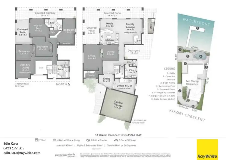 Floorplan of Homely house listing, 33 Kikori Crescent, Runaway Bay QLD 4216