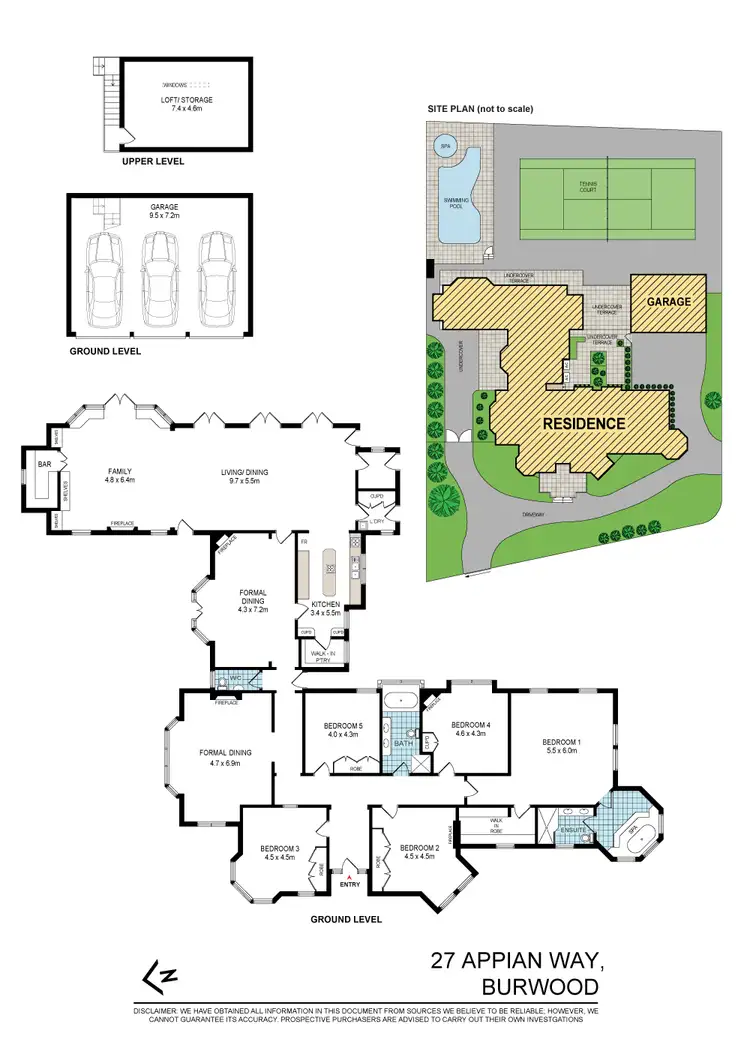 Floorplan of Homely house listing, 27 Appian Way, Burwood NSW 2134