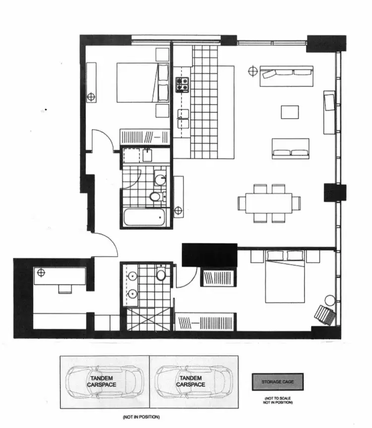 Floorplan of Homely apartment listing, 4611/1 Queensbridge Square, Southbank VIC 3006