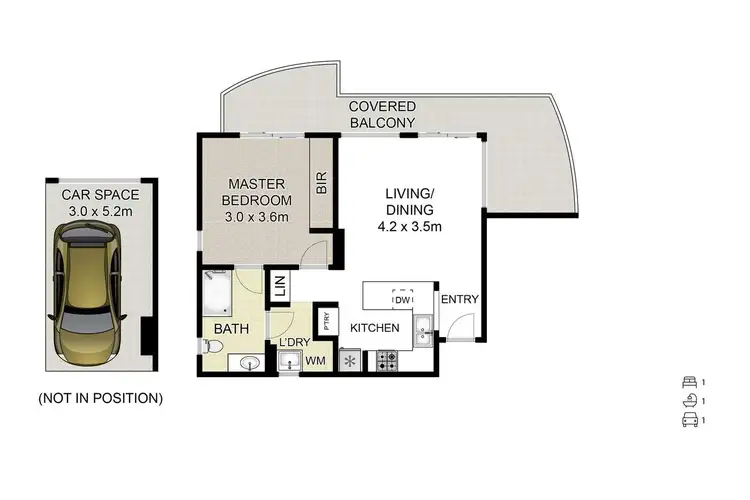 Floorplan of Homely apartment listing, 19/93 Old Burleigh Road, Broadbeach QLD 4218