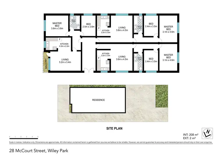 Floorplan of Homely block of units listing, 28 McCourt Street, Wiley Park NSW 2195