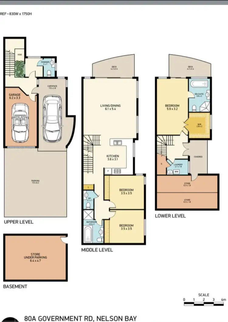 Floorplan of Homely house listing, 80A Government Road, Nelson Bay NSW 2315