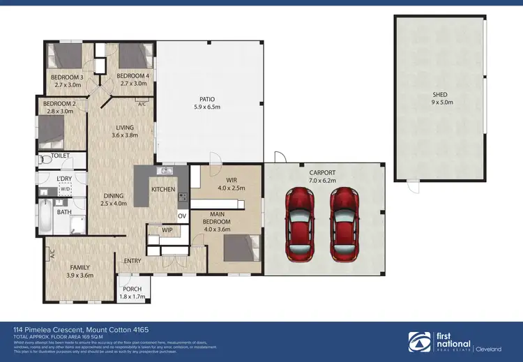 Floorplan of Homely house listing, 114 Pimelea Crescent, Mount Cotton QLD 4165