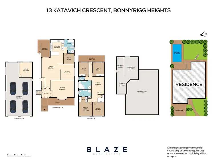 Floorplan of Homely house listing, 13 Katavich Crescent, Bonnyrigg Heights NSW 2177