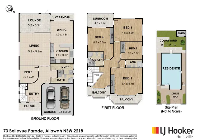 Floorplan of Homely house listing, 73 Bellevue Parade, Allawah NSW 2218