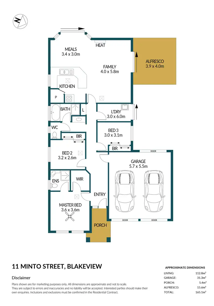 Floorplan of Homely house listing, 11 Minto Street, Blakeview SA 5114