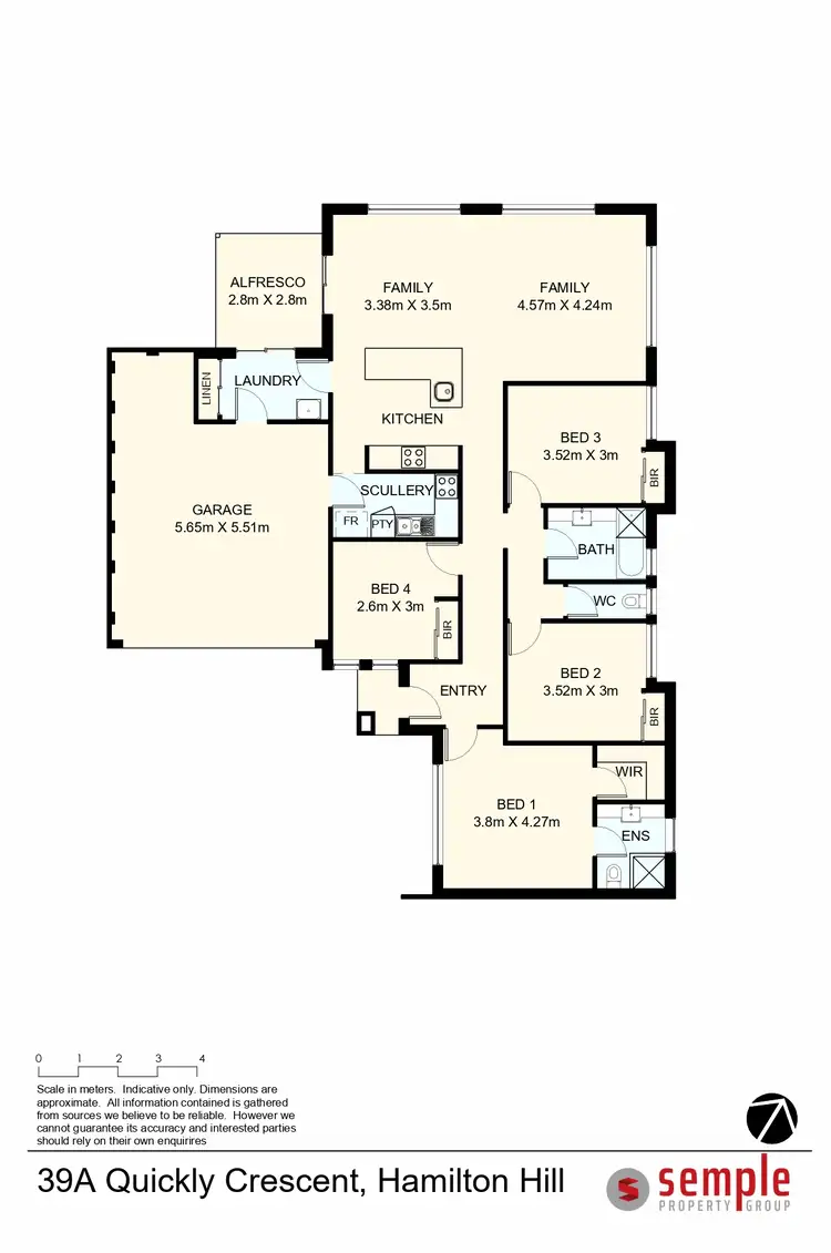 Floorplan of Homely house listing, 39A Quickly Crescent, Hamilton Hill WA 6163