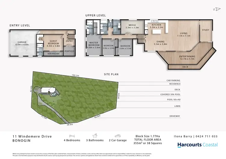 Floorplan of Homely house listing, 11 Windemere Drive, Bonogin QLD 4213