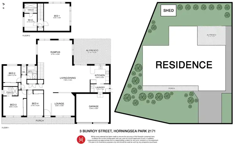 Floorplan of Homely house listing, 3 Bunroy Street, Horningsea Park NSW 2171