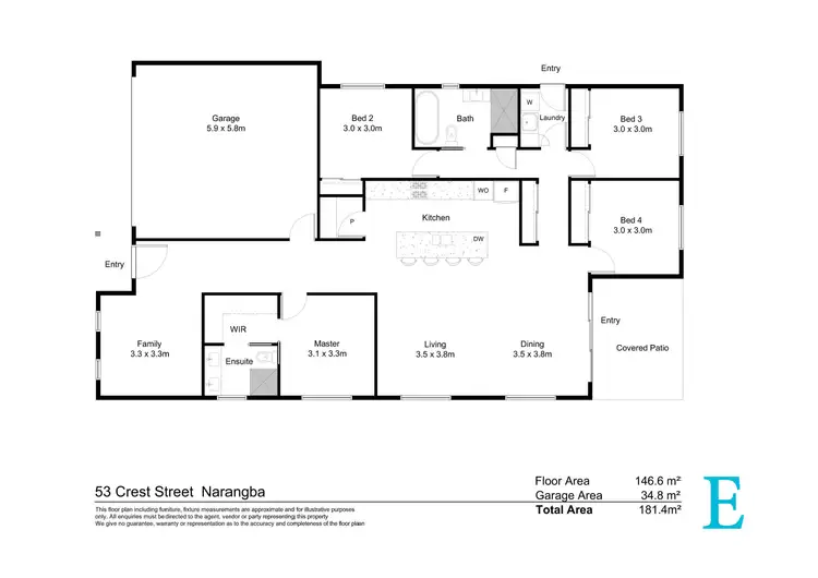 Floorplan of Homely house listing, 53 Crest Street, Narangba QLD 4504