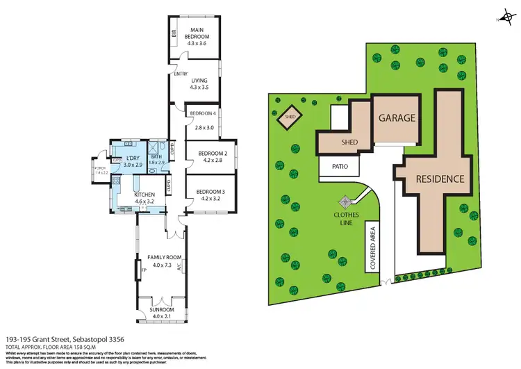 Floorplan of Homely house listing, 193-195 Grant Street, Sebastopol VIC 3356