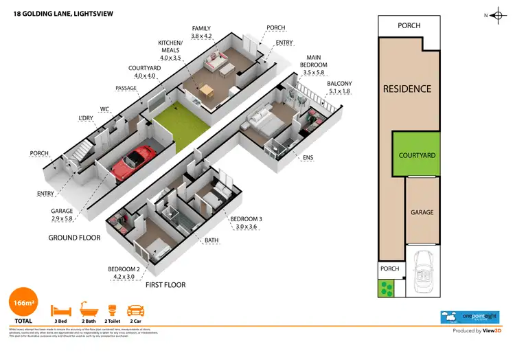 Floorplan of Homely house listing, 18. Golding Lane, Lightsview SA 5085