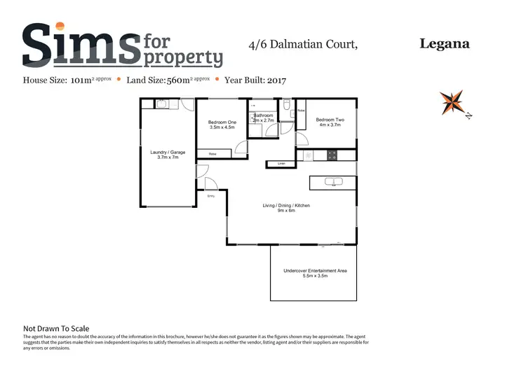 Floorplan of Homely house listing, 4/6 Dalmatian Court, Legana TAS 7277