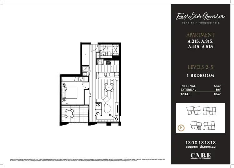 Floorplan of Homely apartment listing, B215/10 Ransley Street, Penrith NSW 2750