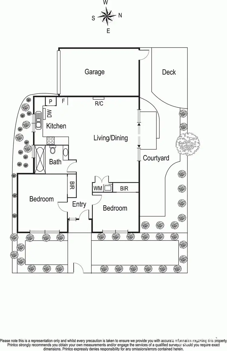 Floorplan of Homely unit listing, 1/1 Marion Street, Bentleigh VIC 3204