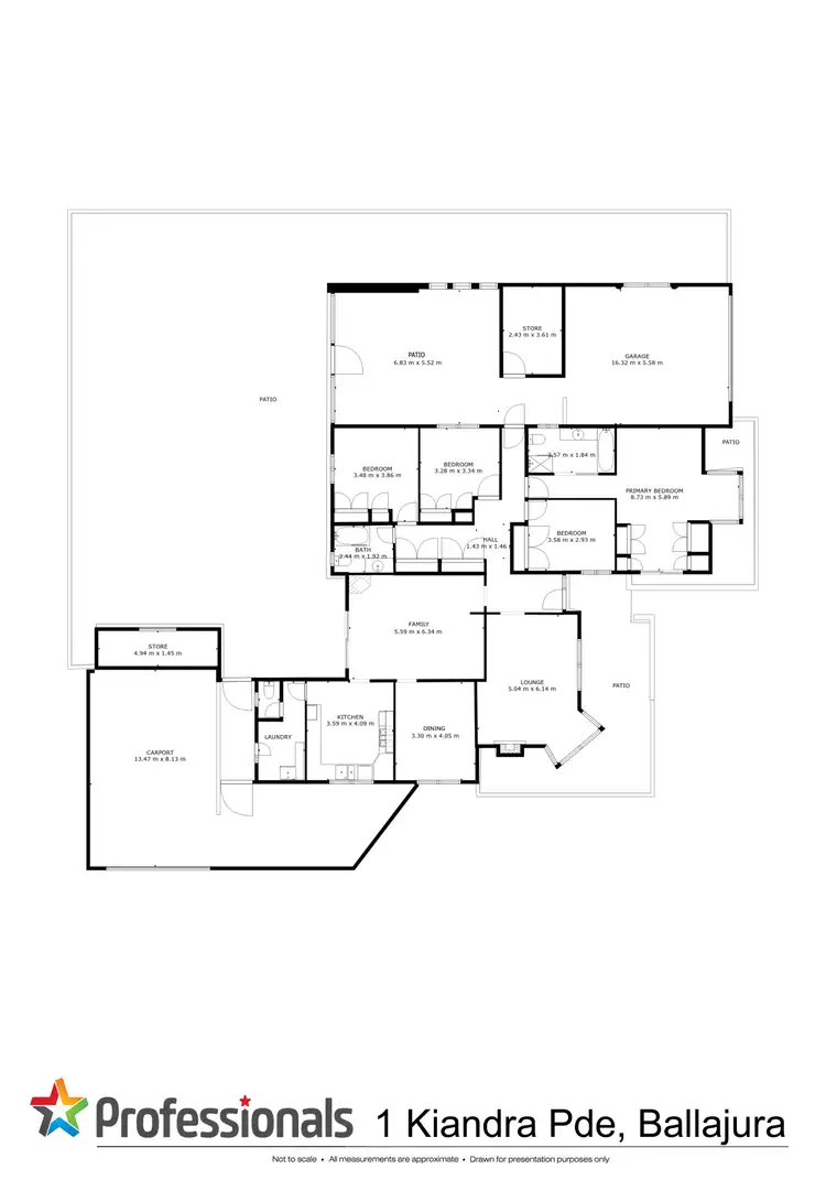 Floorplan of Homely house listing, 1 Kiandra Parade, Ballajura WA 6066