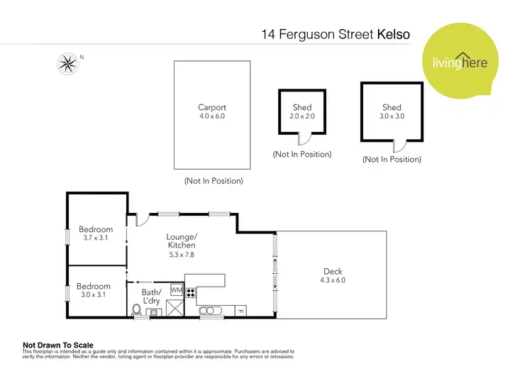 Floorplan of Homely house listing, 14 Ferguson Street, Kelso TAS 7270