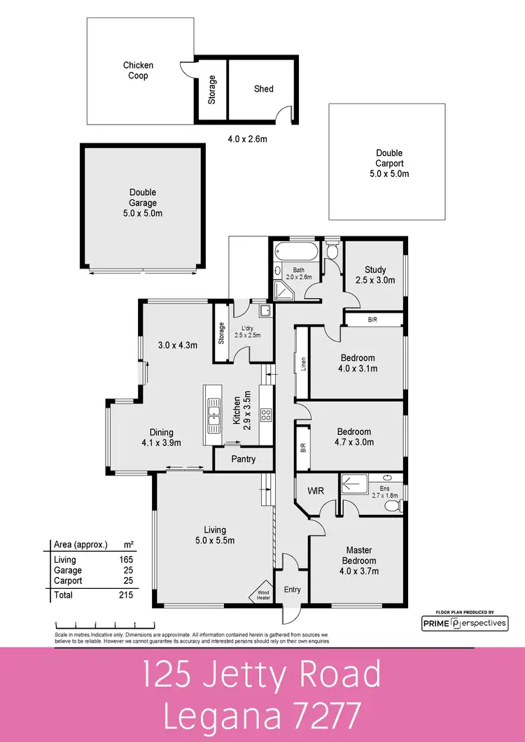 Floorplan of Homely house listing, 125 Jetty Road, Legana TAS 7277