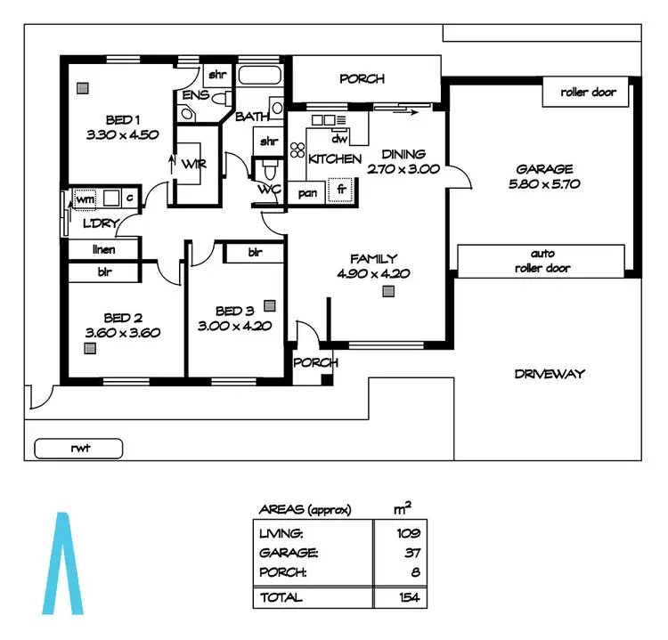 Floorplan of Homely house listing, 2/3 Harrison Avenue, Modbury SA 5092