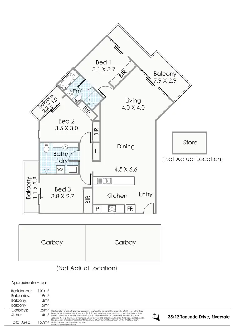 Floorplan of Homely apartment listing, 35/12 Tanunda Drive, Rivervale WA 6103