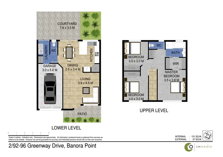 Floorplan of Homely townhouse listing, 2/92-96 Greenway Drive, Banora Point NSW 2486
