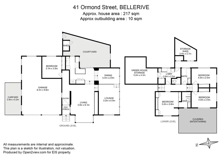 Floorplan of Homely house listing, 41 Ormond Street, Bellerive TAS 7018