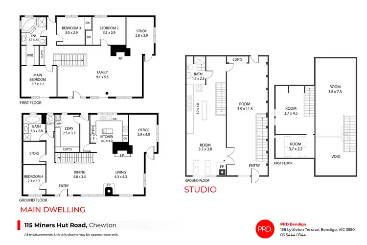 Floorplan of Homely house listing, 115 Miners Hut Road, Chewton Bushlands VIC 3451