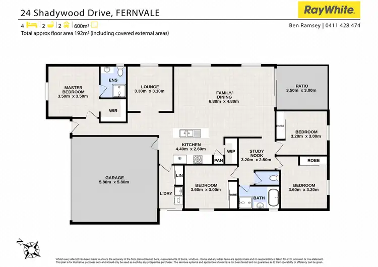 Floorplan of Homely house listing, 24 Shadywood Drive, Fernvale QLD 4306