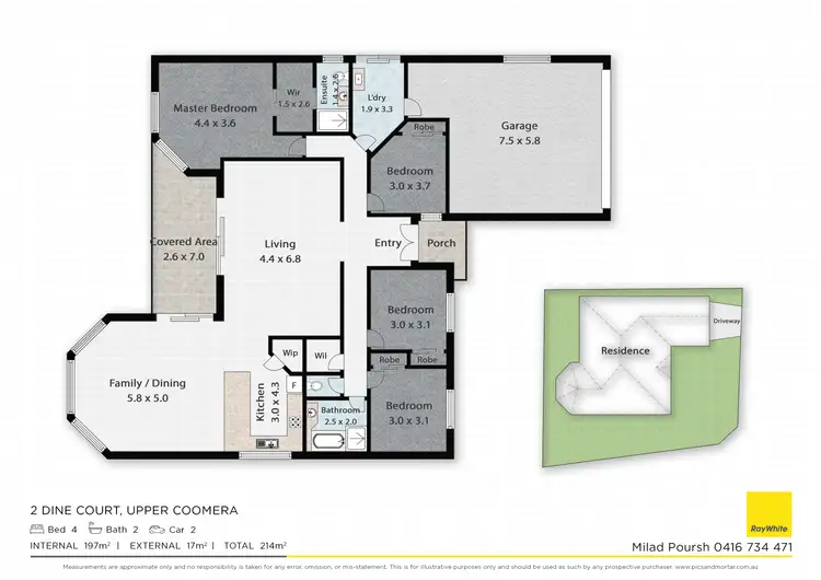 Floorplan of Homely house listing, 2 Dine Court, Upper Coomera QLD 4209